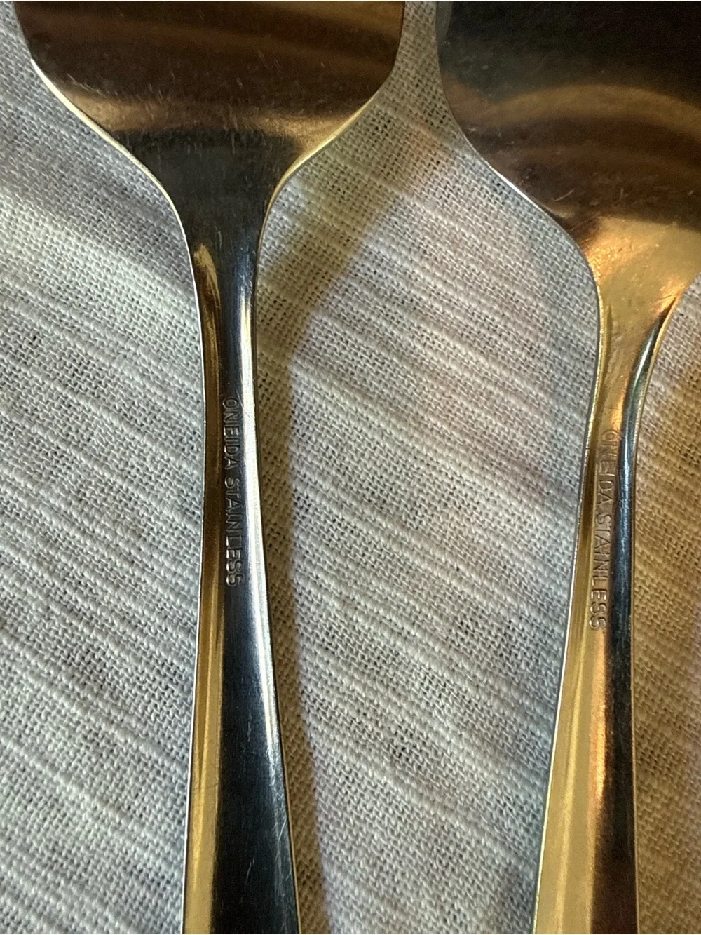 Oneida Stainless Steel Serving Forks, Spoon & Knife Set - Silver Finish